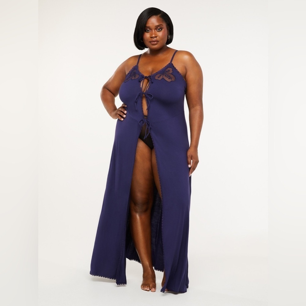 SALVAGE X FENTY A Peek Behind The Lace Maxi Slip